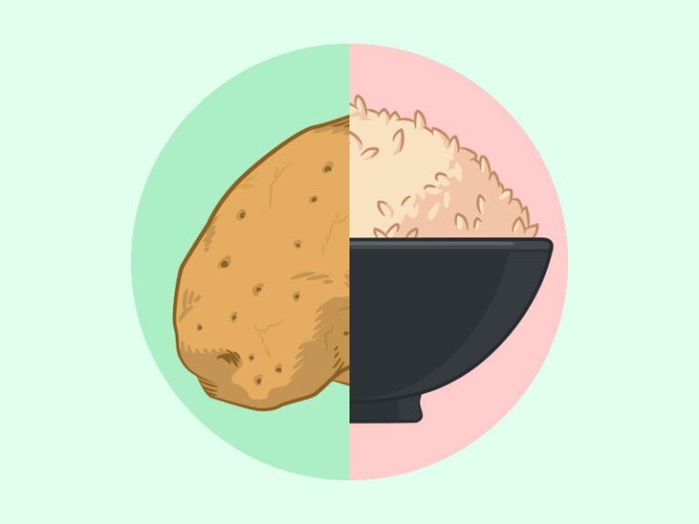 Potato vs Rice Nutrition Chart (Calories, Carbs, Vitamins, Minerals)
