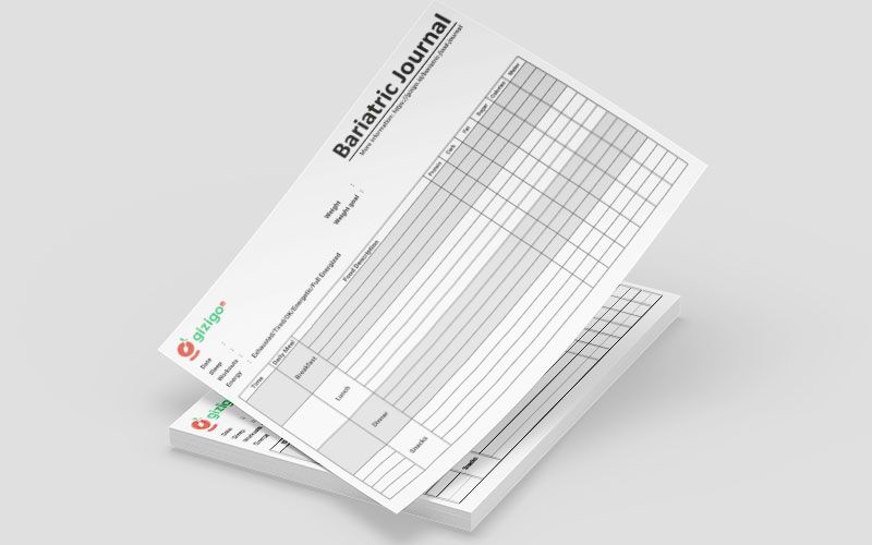 Printable Bariatric Food Journal (FREE Downloadable PDF)